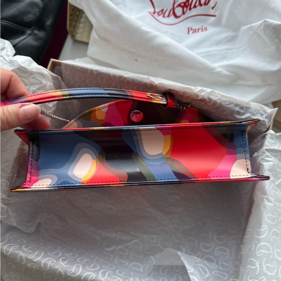 RARE ☀️ Christian Louboutin illusion clutch crossbody bag - Picture 7 of 10